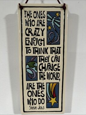 Spooner Creek Inspirational Wall Plaque with Blue, Green & Yellow Accents